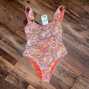 Billabong x Smiley Good Times one piece 🌴😃🧡